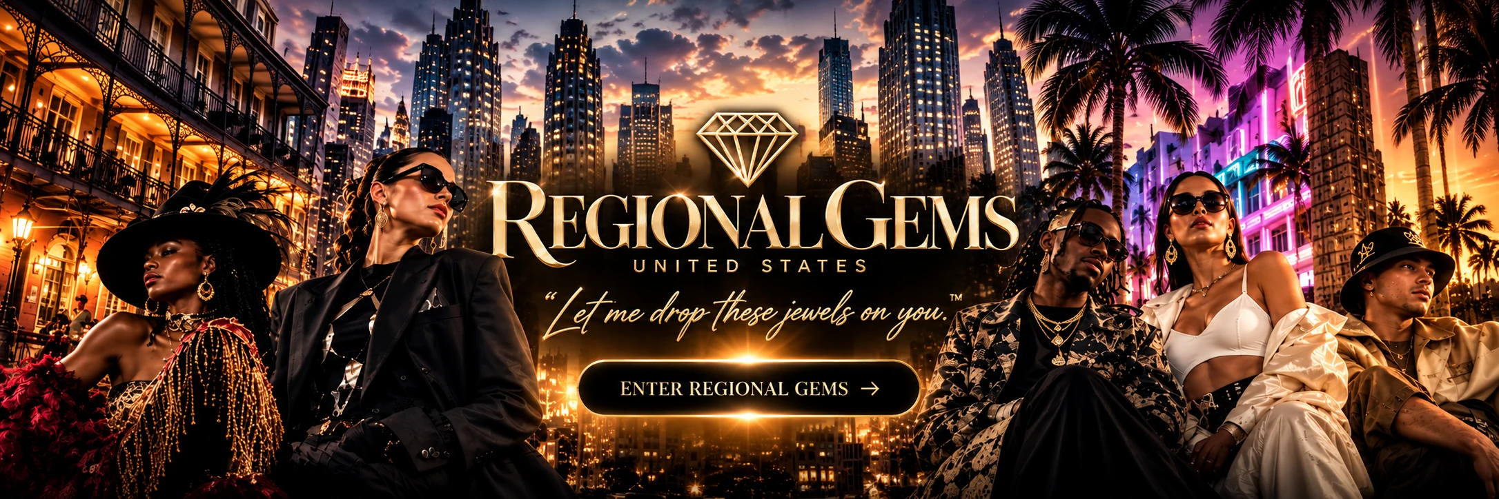 REGIONAL GEMS Β· FASHION creative world artwork
